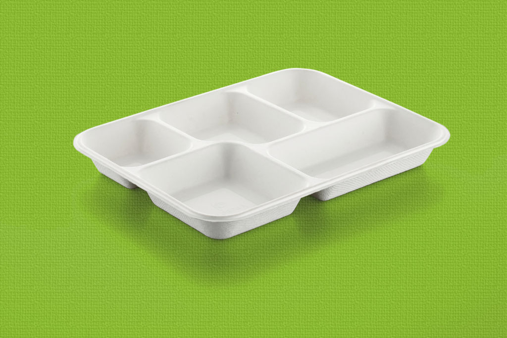 baggase meal tray