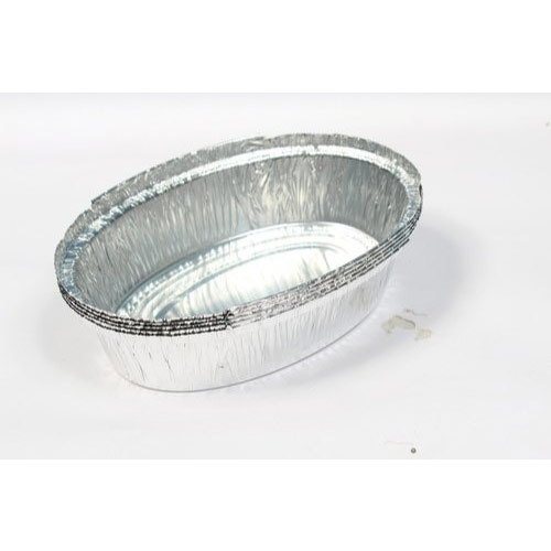 Silver pot 600 ml Aluminium Foil Container  Without Paper lid 