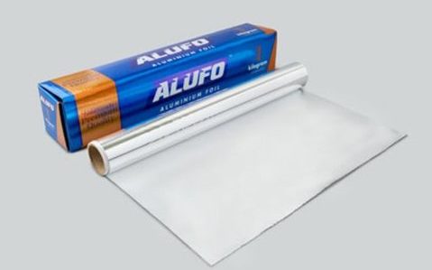 Alufo 1 Kg Net Aluminium Foil Roll 10.5 mic
