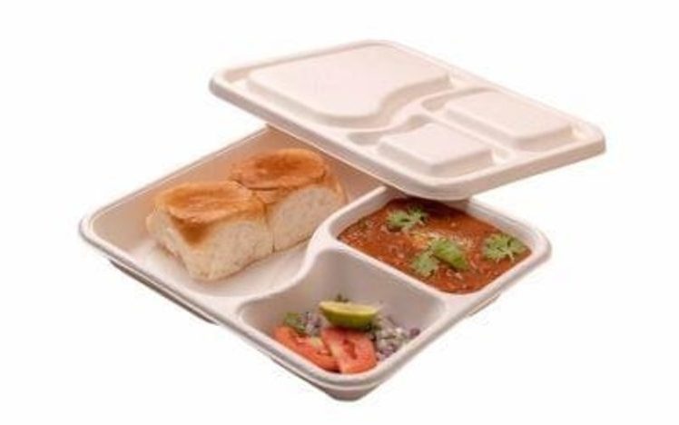 Bagasse meal tray