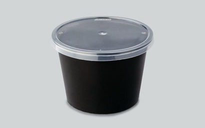 Plascon 500 ml old Round Food Container by channel packaging 