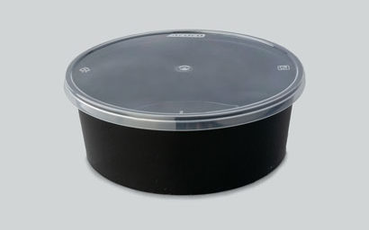 Plascon 750 ml Flat Round Food Container    by channel packaging 