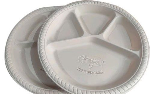 Cornstarch Plate by channel packaging 