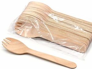 Big wooden Spork (16 Cms) by Channel Packaging 