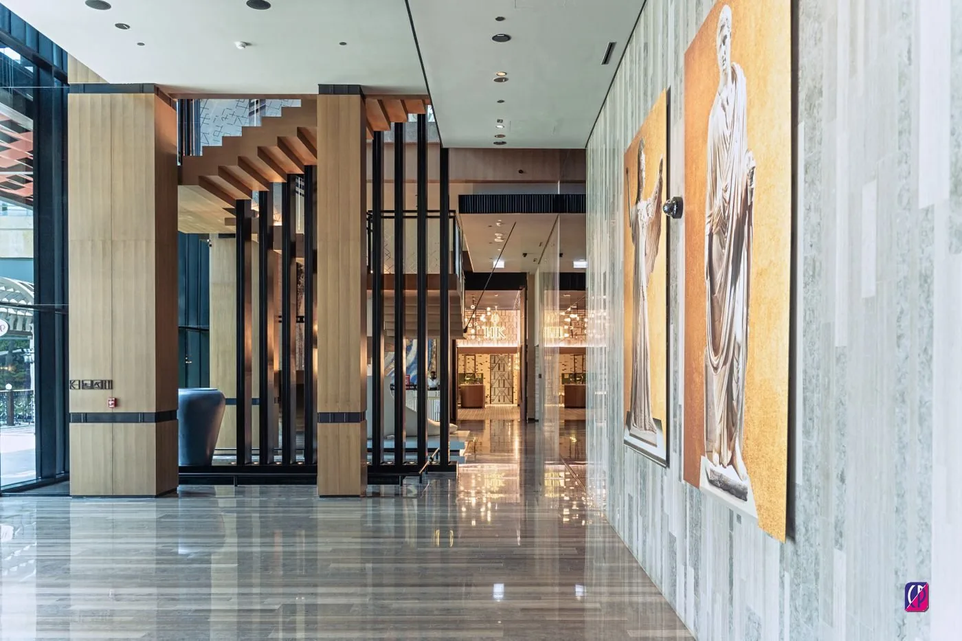 Luxury hotel lobby representing premium hospitality standards